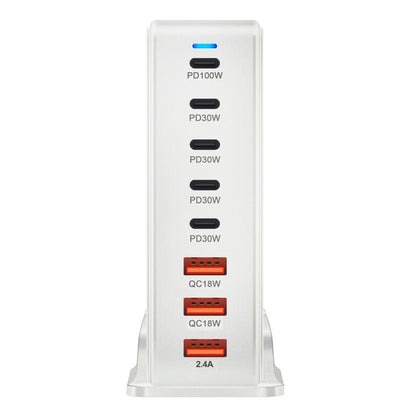 268W GaN 8 - Port USB - C Charger - MoodPeach