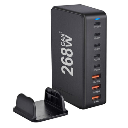 268W GaN 8 - Port USB - C Charger - MoodPeach