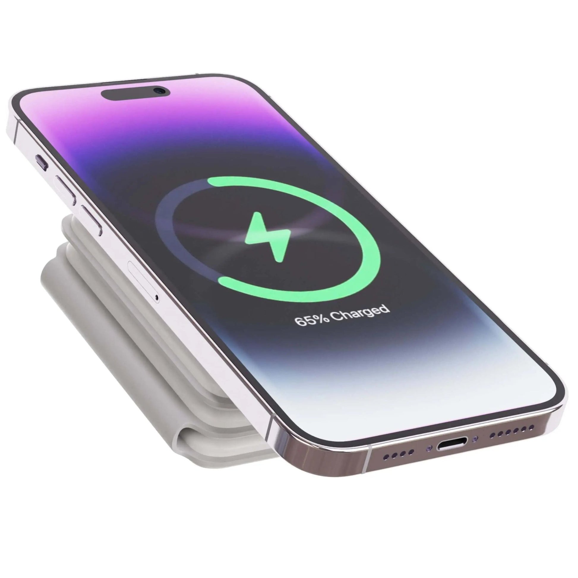 3 in 1 Foldable Charger for Apple - MoodPeach