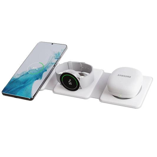 3 in 1 Foldable Charger for Samsung - MoodPeach