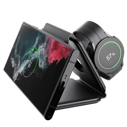 3 in 1 Foldable Charger for Samsung - MoodPeach