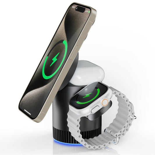3 in 1 Magnetic Charger for Apple - MoodPeach
