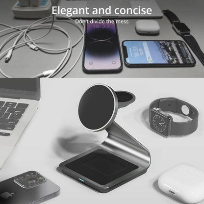 3 in 1 Magnetic Charger for Apple - MoodPeach