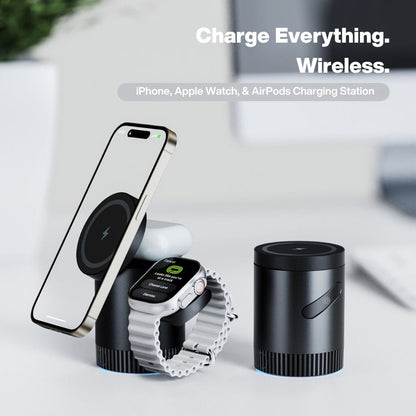 3 in 1 Magnetic Charger for Apple - MoodPeach