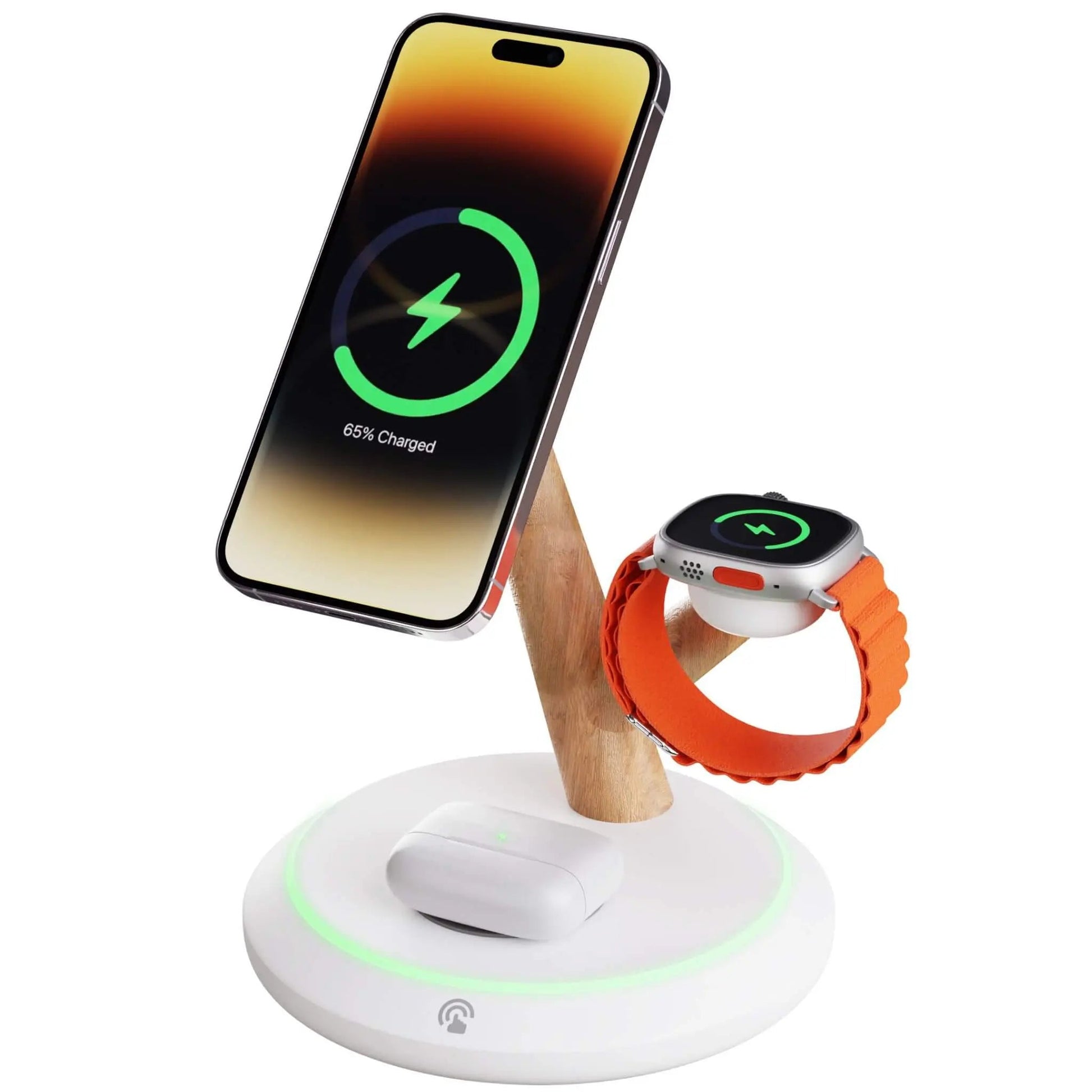 3 in 1 Magnetic Charger for Apple - MoodPeach