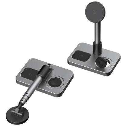 3 in 1 Magnetic Charger with Telescopic Reach for Apple - MoodPeach