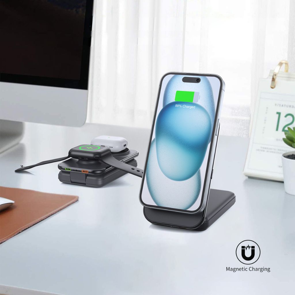 3 in 1 PowerBank for Apple - MoodPeach