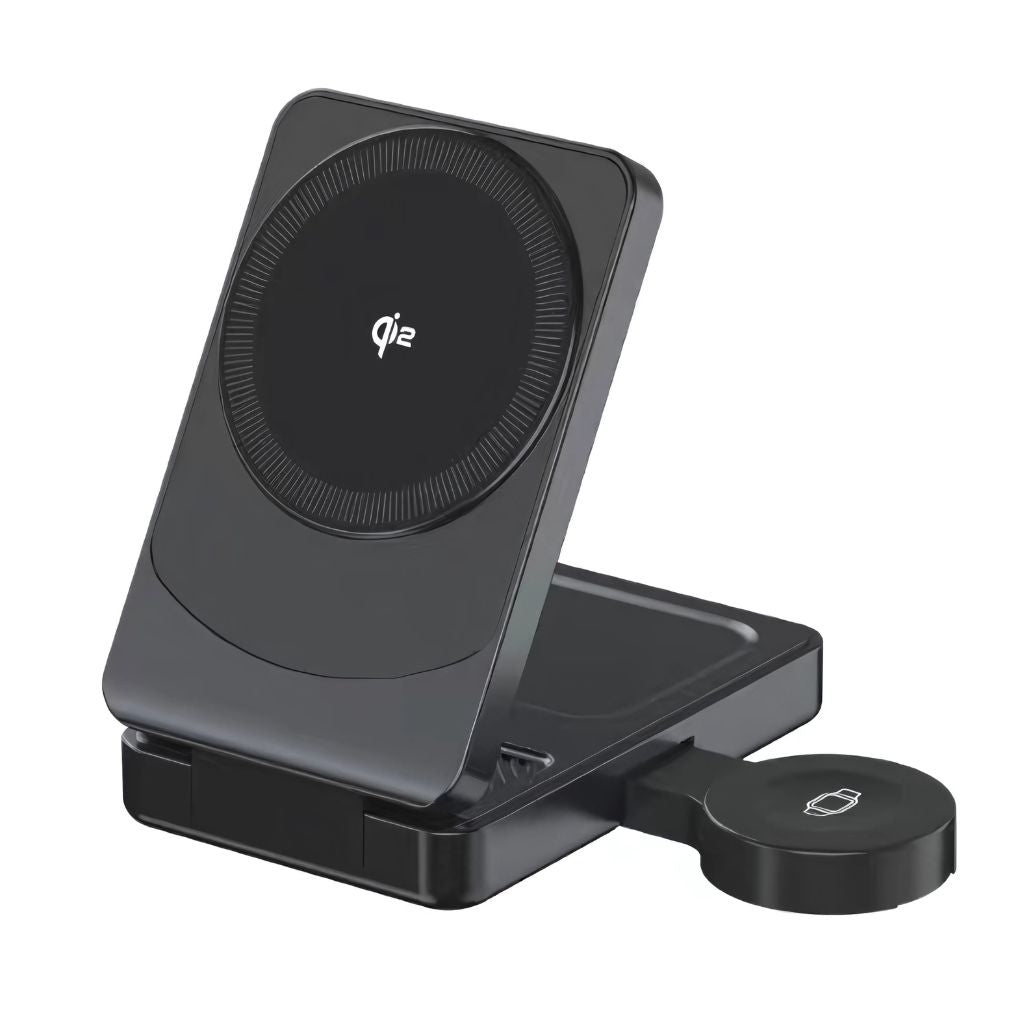 3 in 1 Qi2 Foldable Charger - MoodPeach
