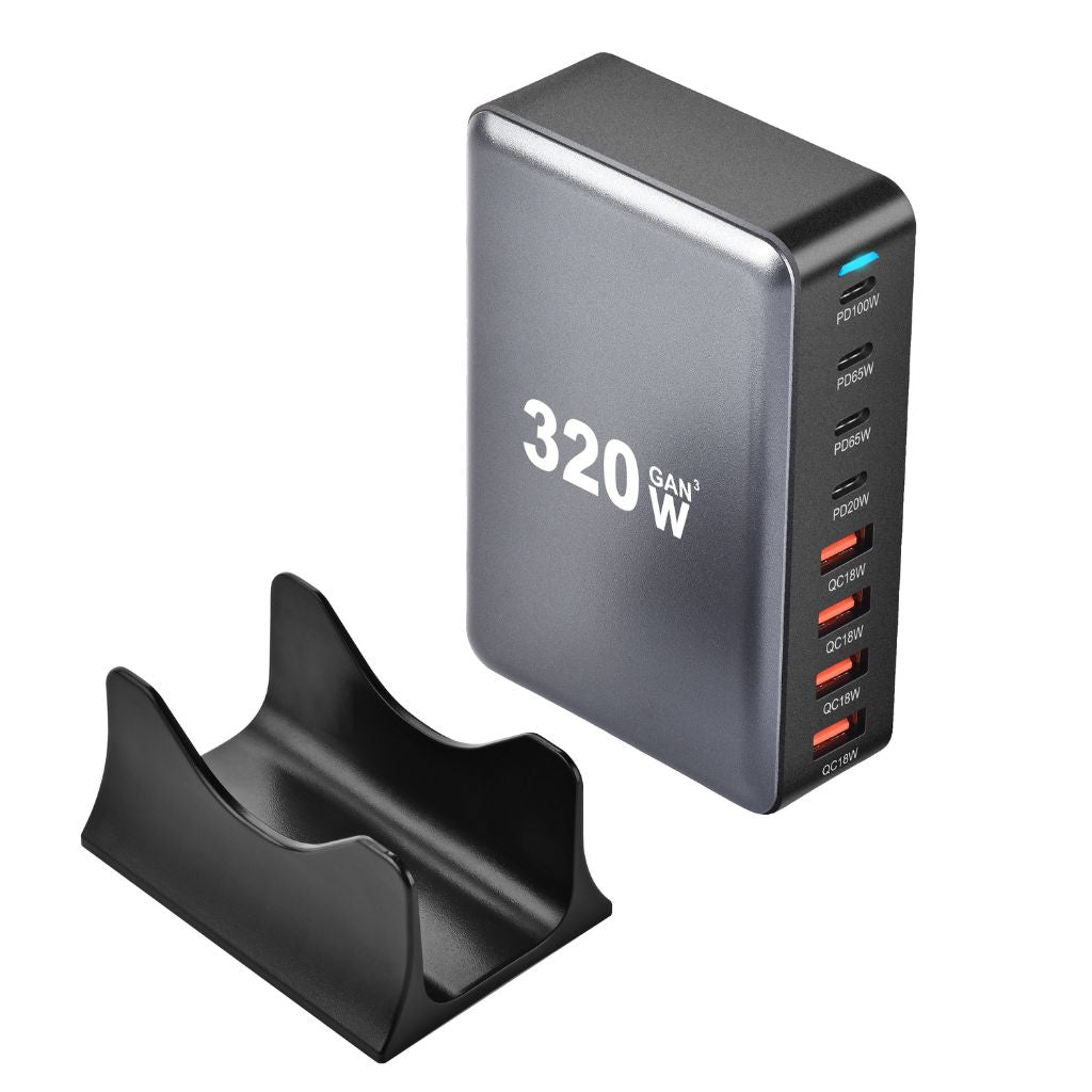 320W GaN 8 - Port USB - C Charger - MoodPeach