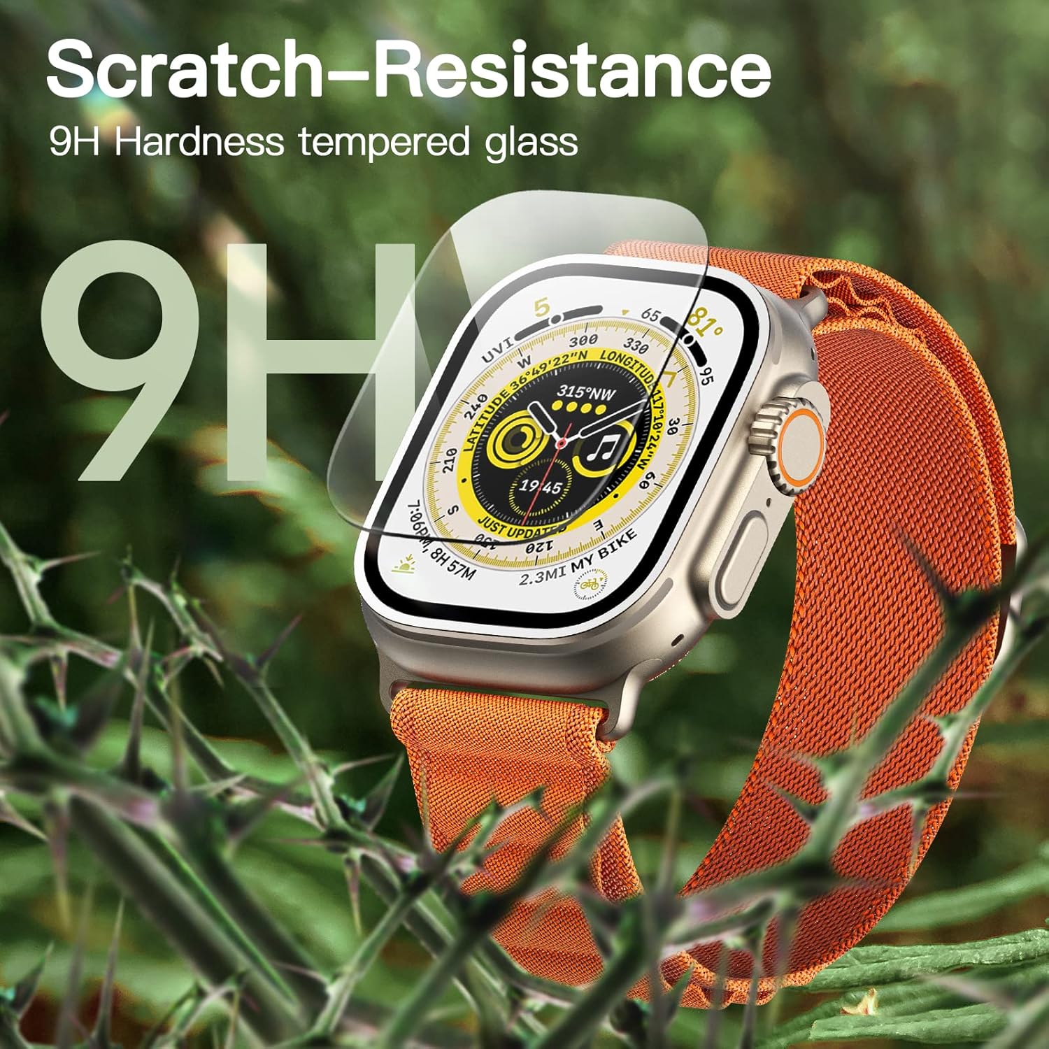 Apple Watch Tempered Glass Screen Protector - MoodPeach
