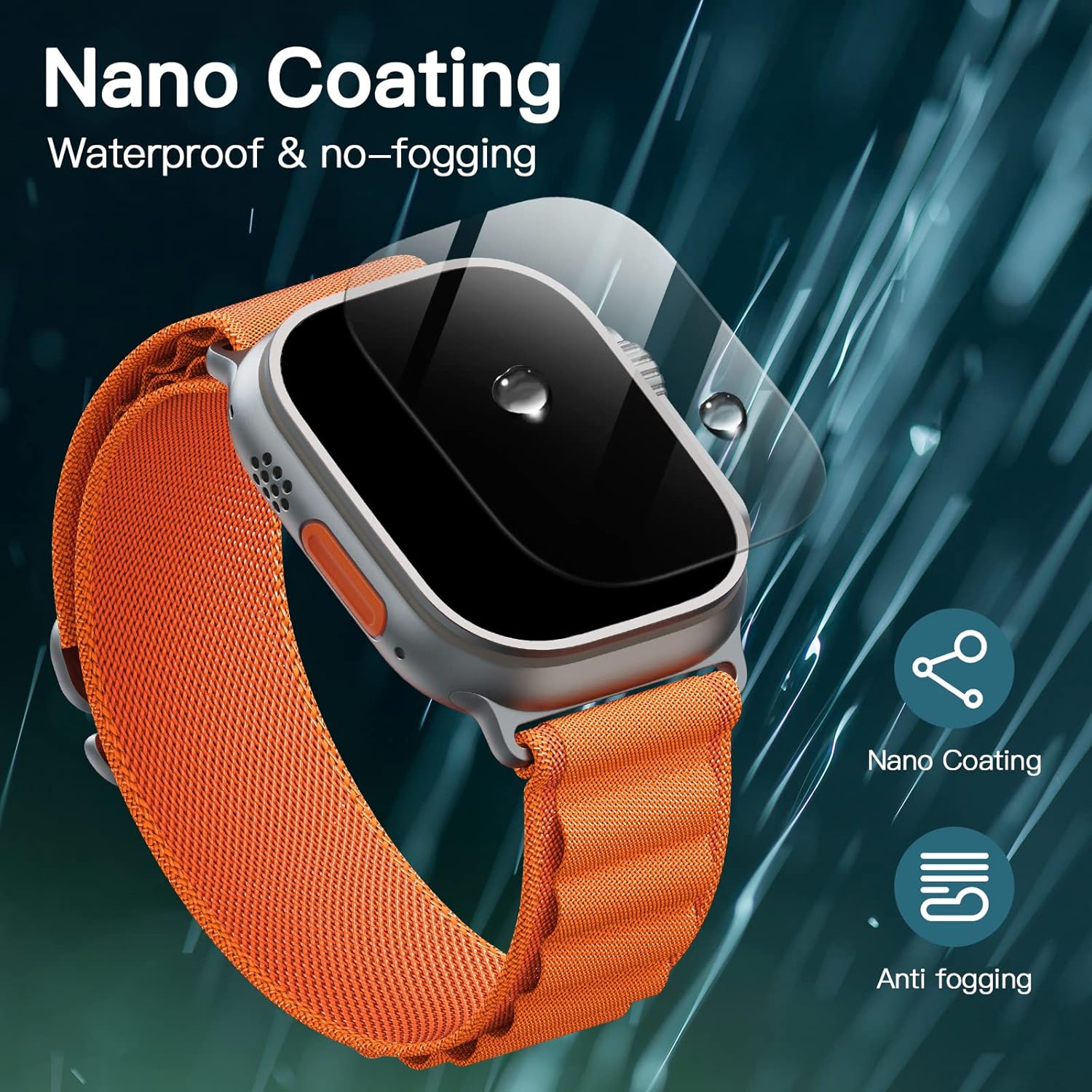 Apple Watch Tempered Glass Screen Protector - MoodPeach