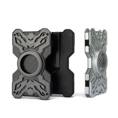 Carbon AirTag Wallet - MoodPeach