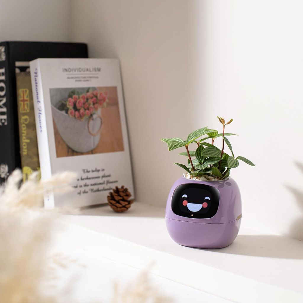 Ivy Smart Plant Pot - MoodPeach