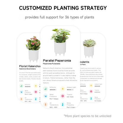 Ivy Smart Plant Pot - MoodPeach
