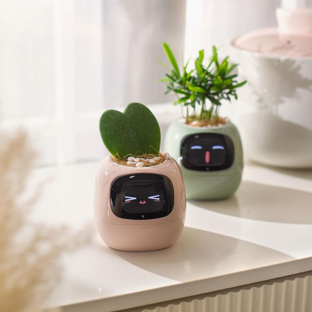 Ivy Smart Plant Pot - MoodPeach
