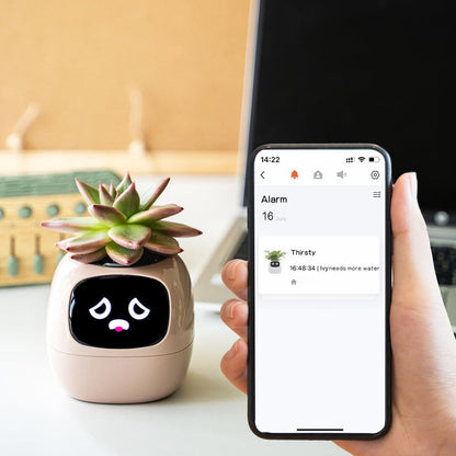 Ivy Smart Plant Pot - MoodPeach