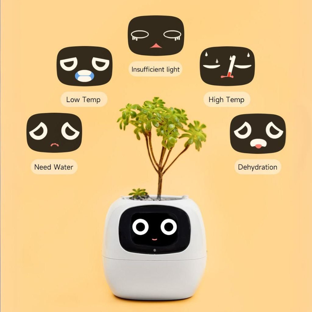 Ivy Smart Plant Pot - MoodPeach