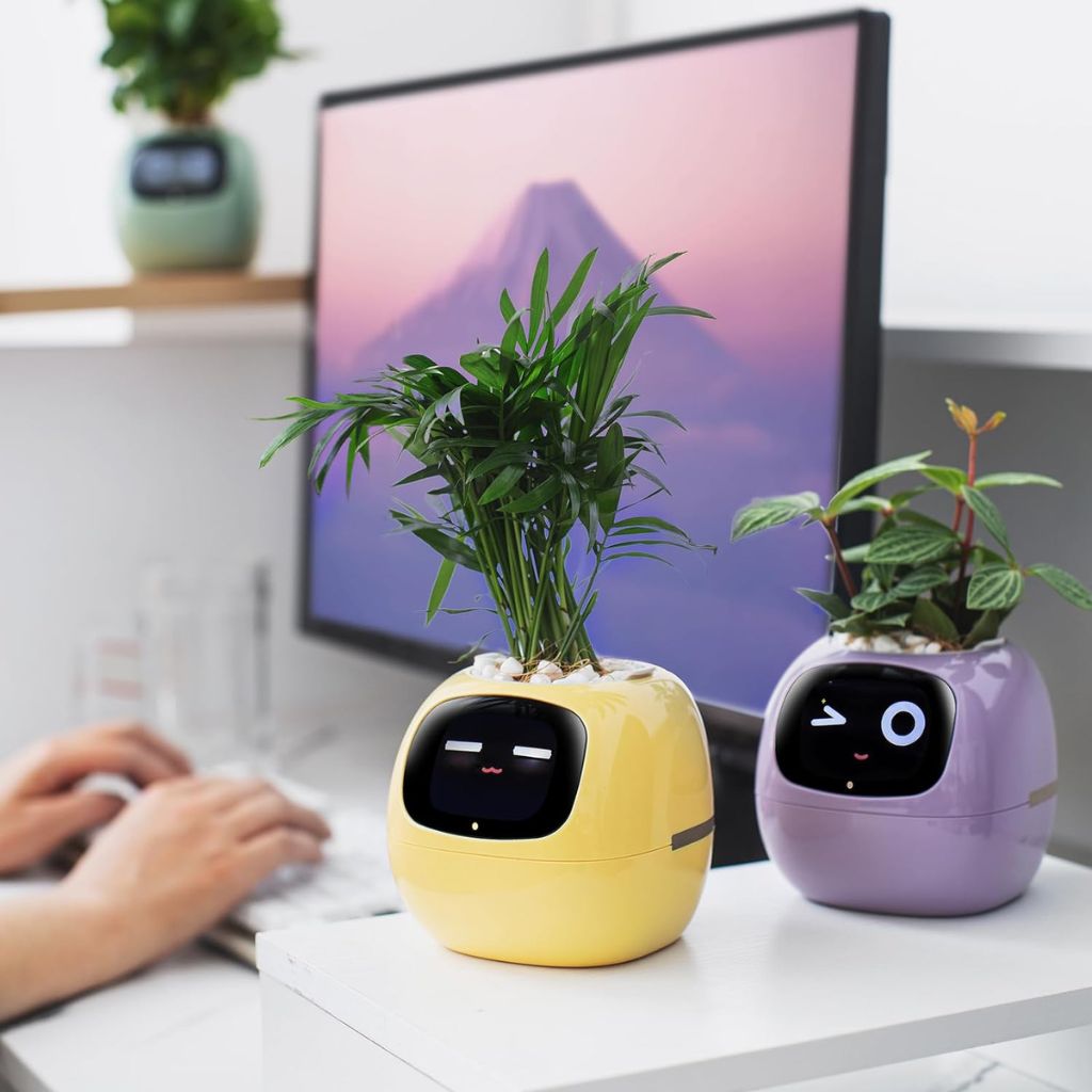 Ivy Smart Plant Pot - MoodPeach