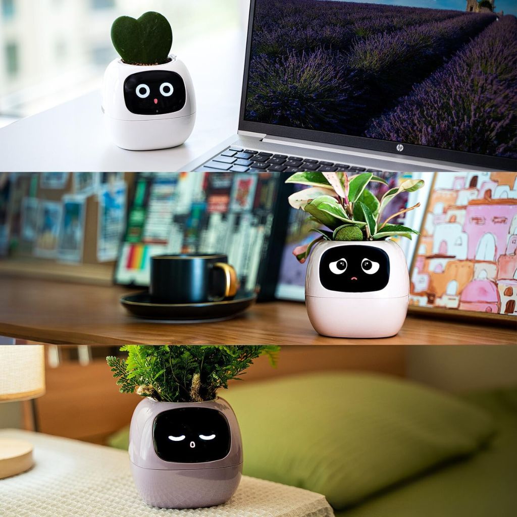 Ivy Smart Plant Pot - MoodPeach