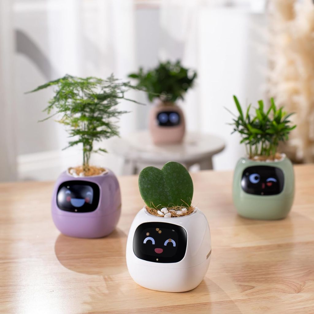 Ivy Smart Plant Pot - MoodPeach