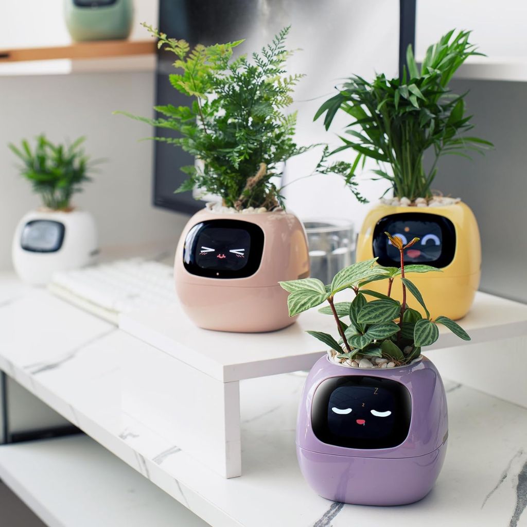 Ivy Smart Plant Pot - MoodPeach