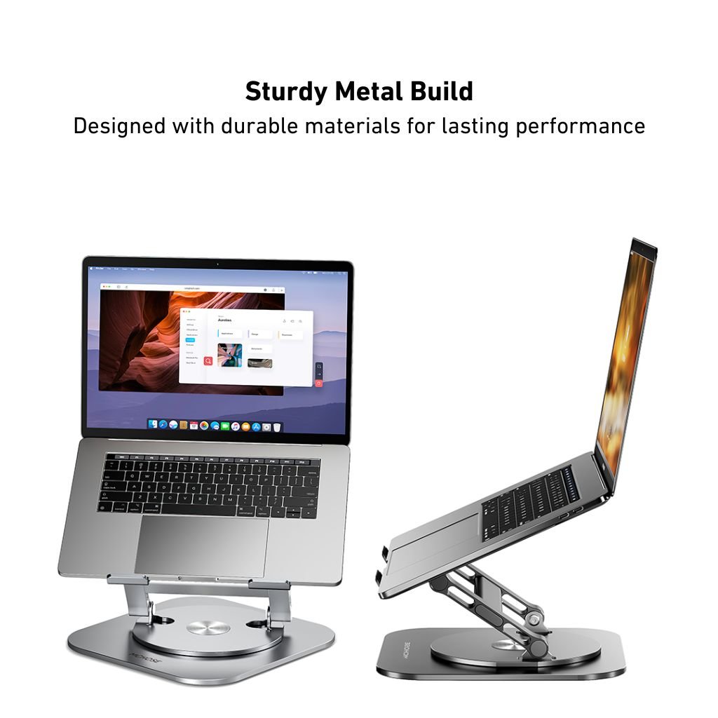 Laptop Stand with 360° Swivel - MoodPeach