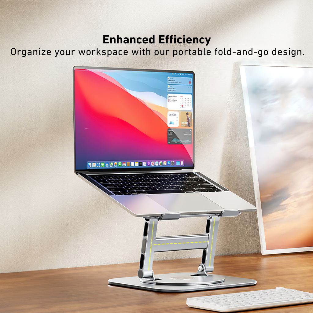Laptop Stand with 360° Swivel - MoodPeach
