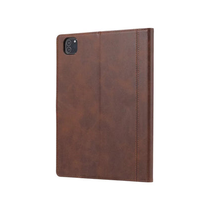 Leather Folio Case with Card Slots & Pencil Holder for iPad - MoodPeach