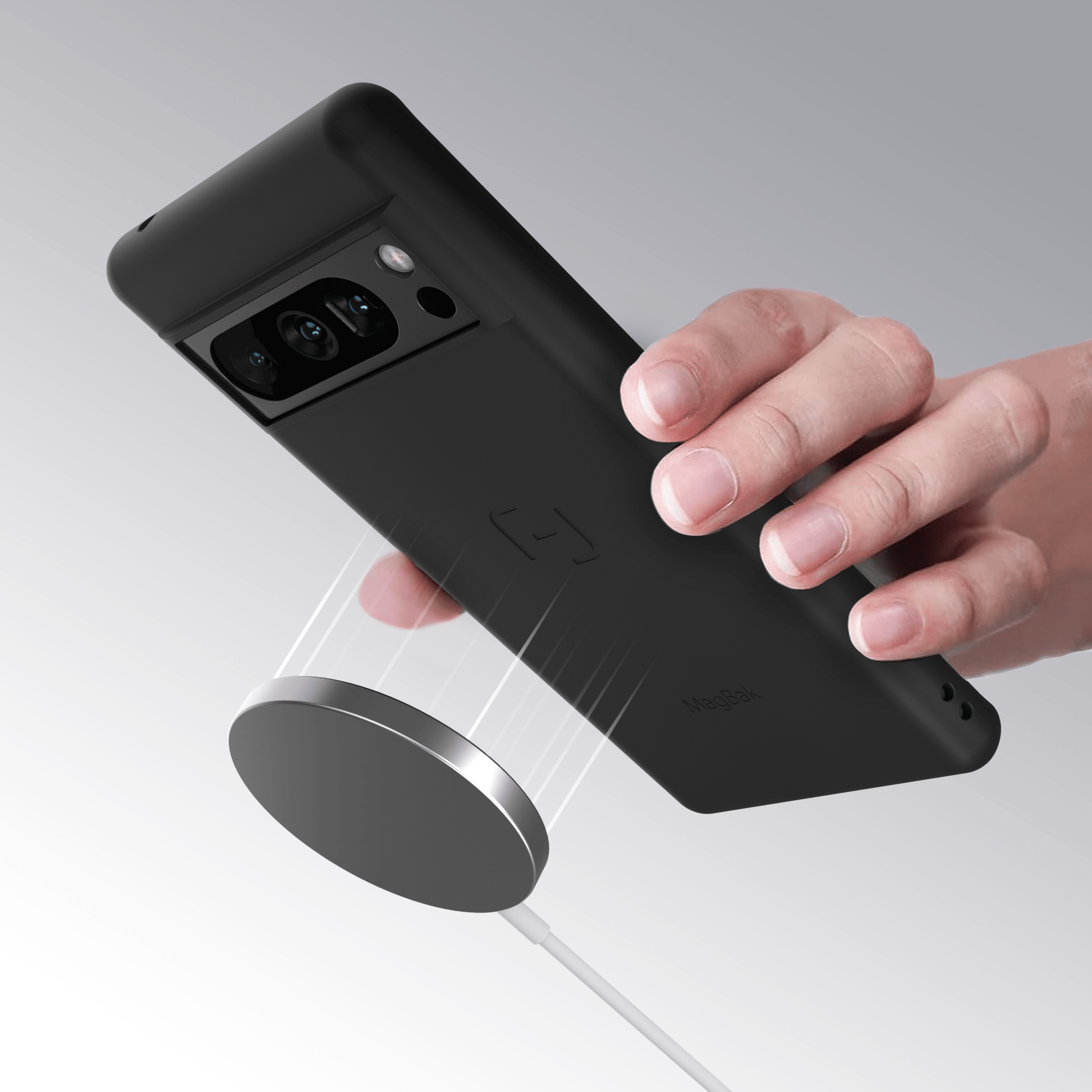 MagBak for Google Pixel 8 Series + MagSticks to Mount Anywhere - MoodPeach