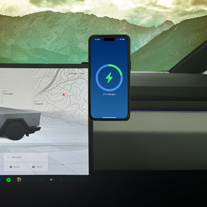 MagBak Phone Mount And Charger for Tesla Cybertruck - MoodPeach