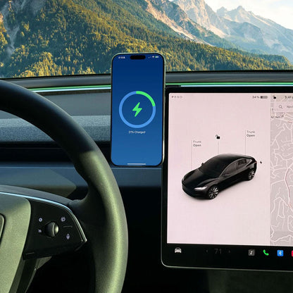 MagBak Phone Mount And Charger for Tesla Model 3 and Y - MoodPeach