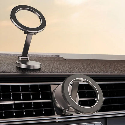 Magnetic Car Phone Holder with Rotation & Fold - MoodPeach