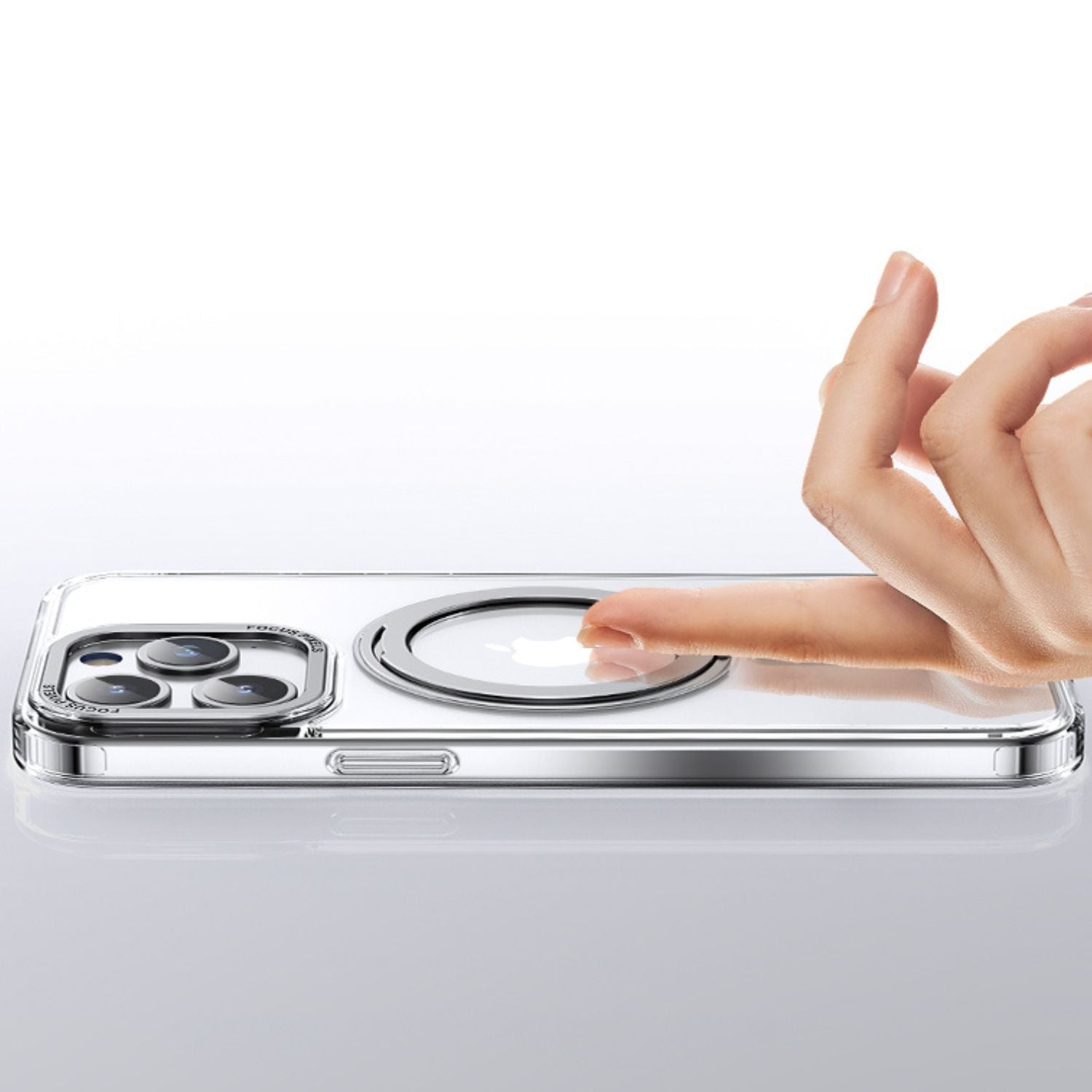 Magnetic Case with Kickstand for iPhone - MoodPeach