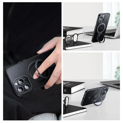 Magnetic Case with Kickstand for iPhone - MoodPeach