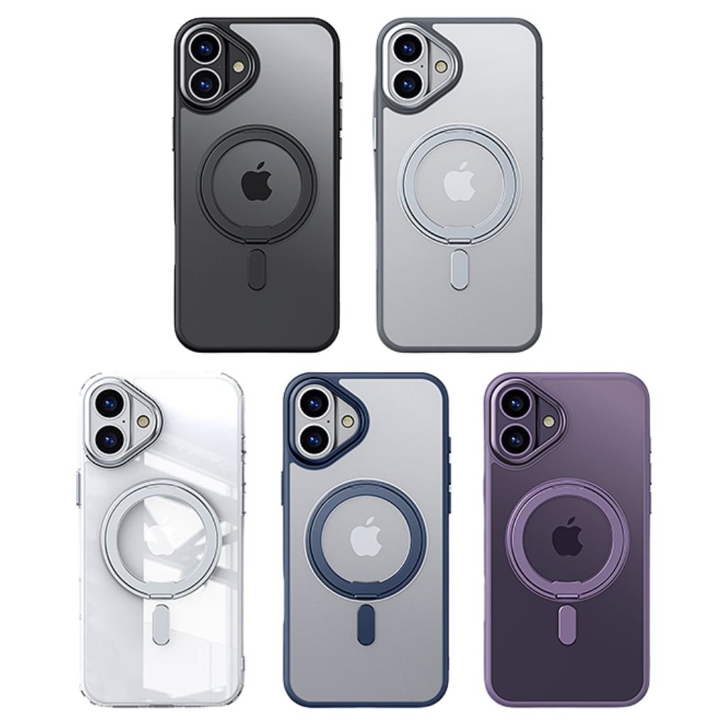 Magnetic Case with Kickstand for iPhone - MoodPeach