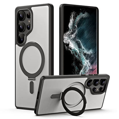 Magnetic Case with Kickstand for Samsung - MoodPeach