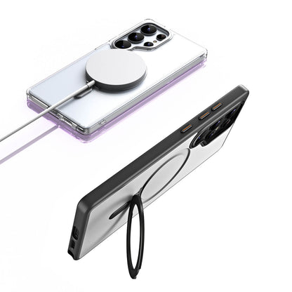 Magnetic Case with Kickstand for Samsung - MoodPeach