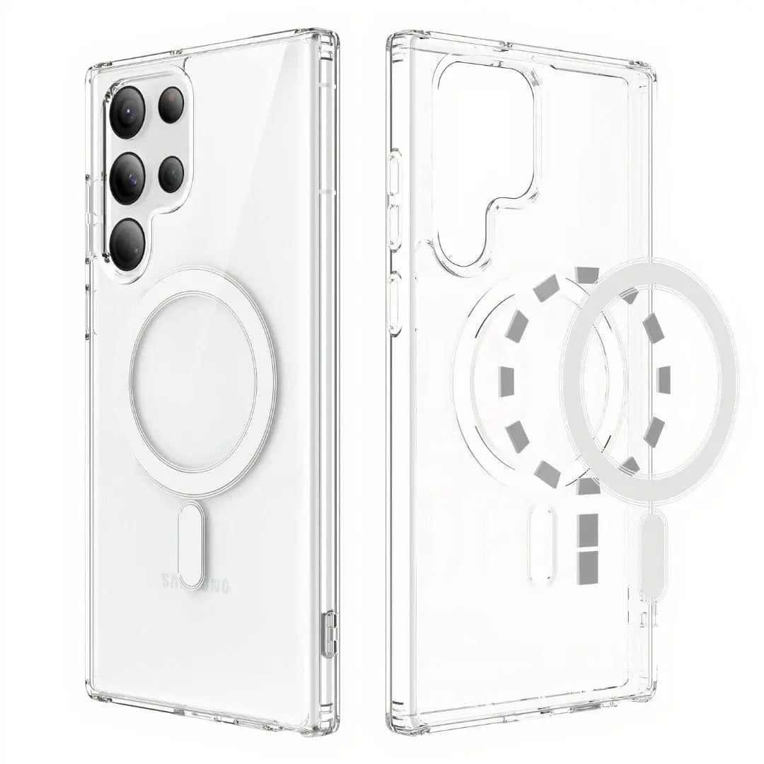 Magnetic Clear Case for Samsung - MoodPeach