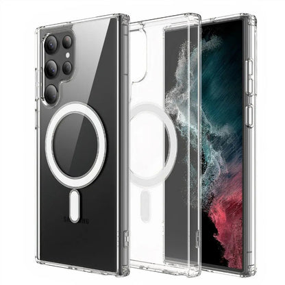 Magnetic Clear Case for Samsung - MoodPeach