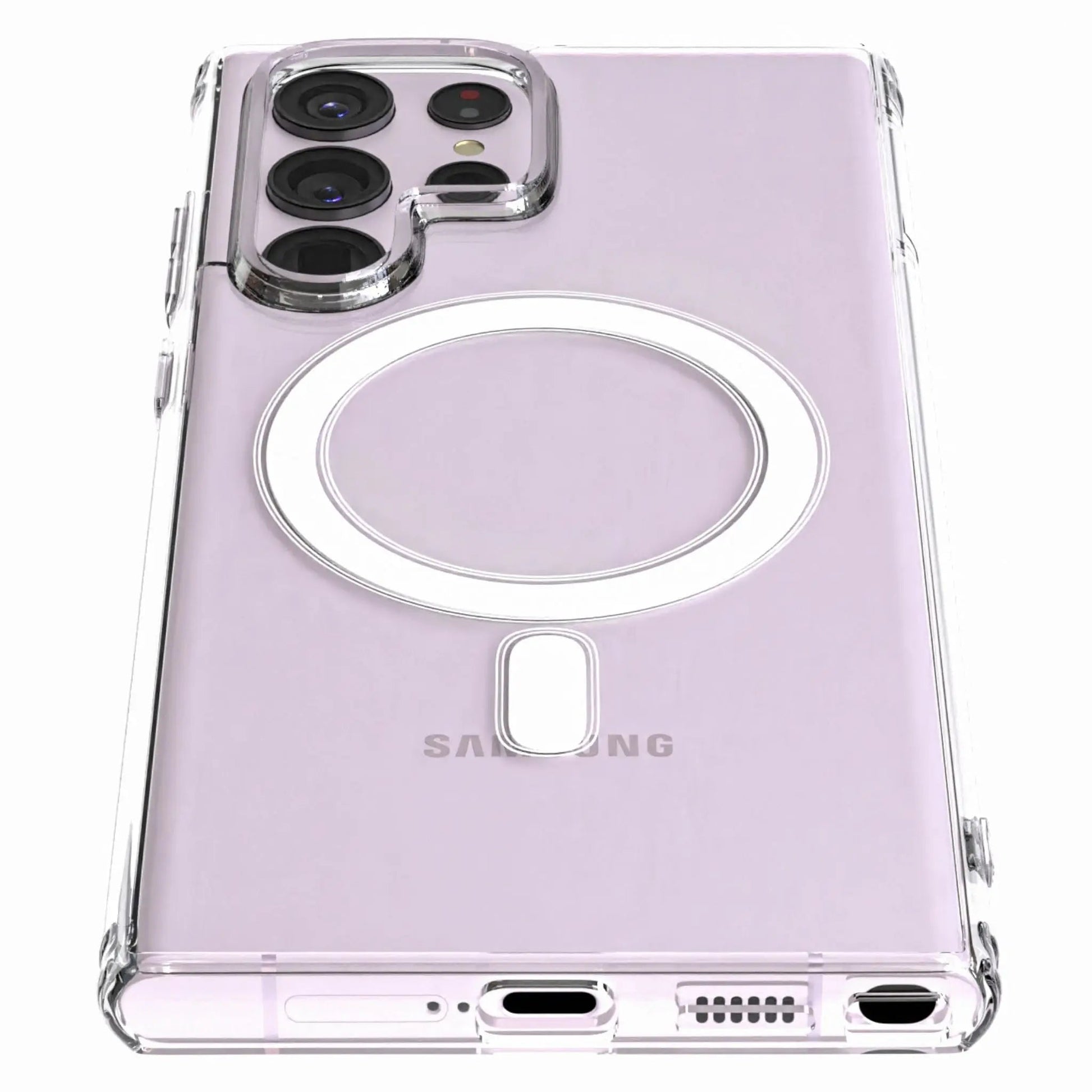 Magnetic Clear Case for Samsung - MoodPeach