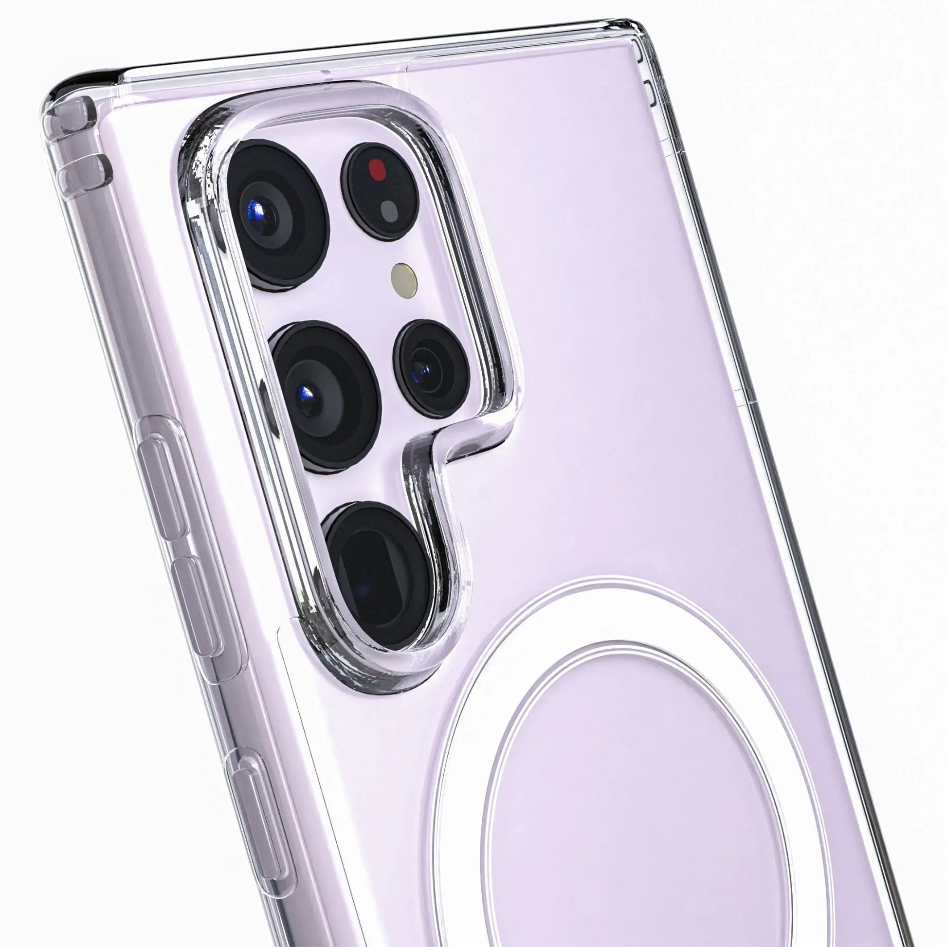 Magnetic Clear Case for Samsung - MoodPeach