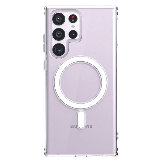Magnetic Clear Case for Samsung - MoodPeach