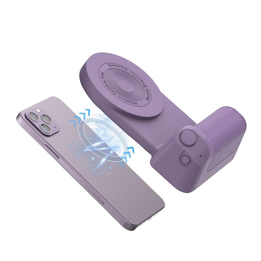 Magnetic Holder with Camera Snap & PowerBank - MoodPeach