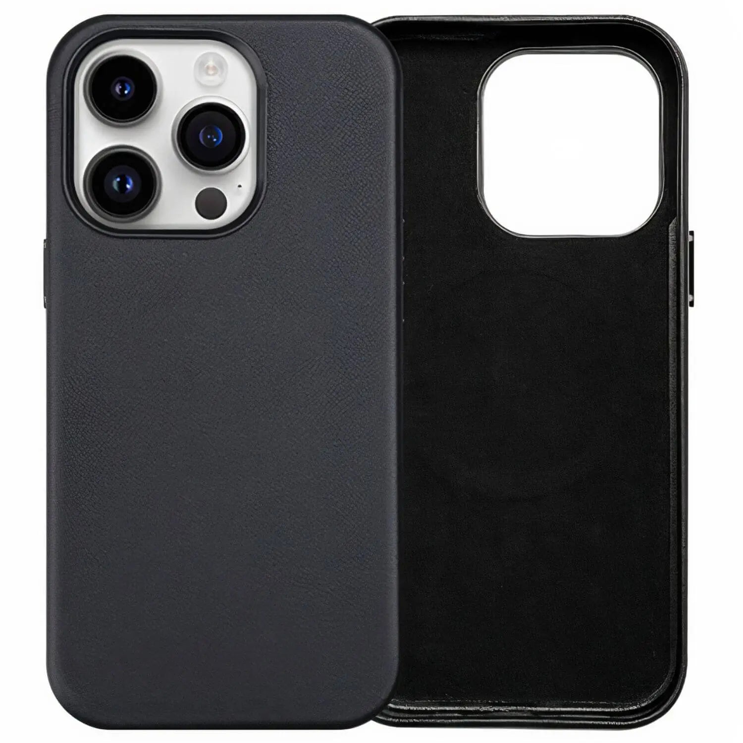 Magnetic Leather Case for iPhone - MoodPeach