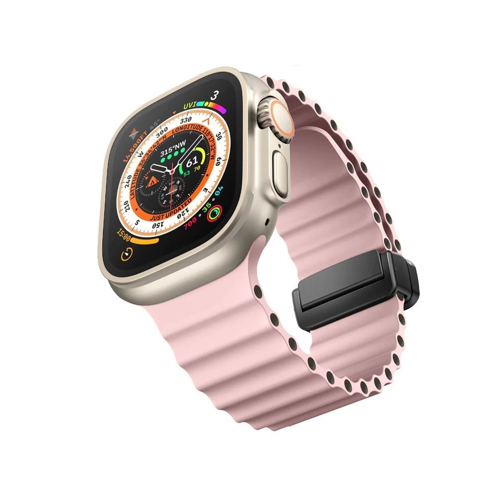 Magnetic Silicone Band for Apple Watch - MoodPeach