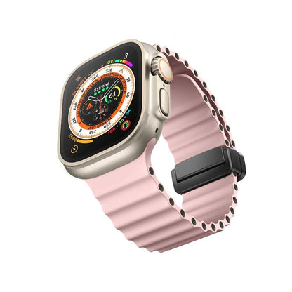 Magnetic Silicone Band for Apple Watch - MoodPeach