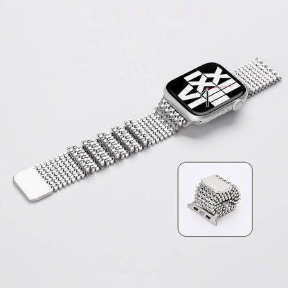 Magnetic Stainless Steel Mesh Band for Apple Watch - MoodPeach