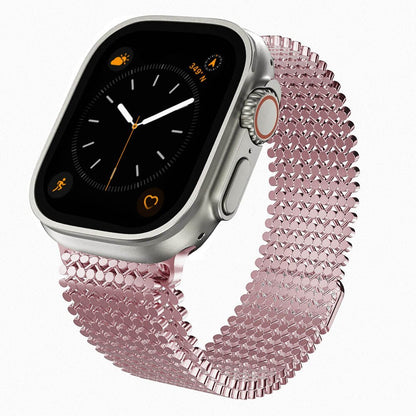 Magnetic Stainless Steel Mesh Band for Apple Watch - MoodPeach