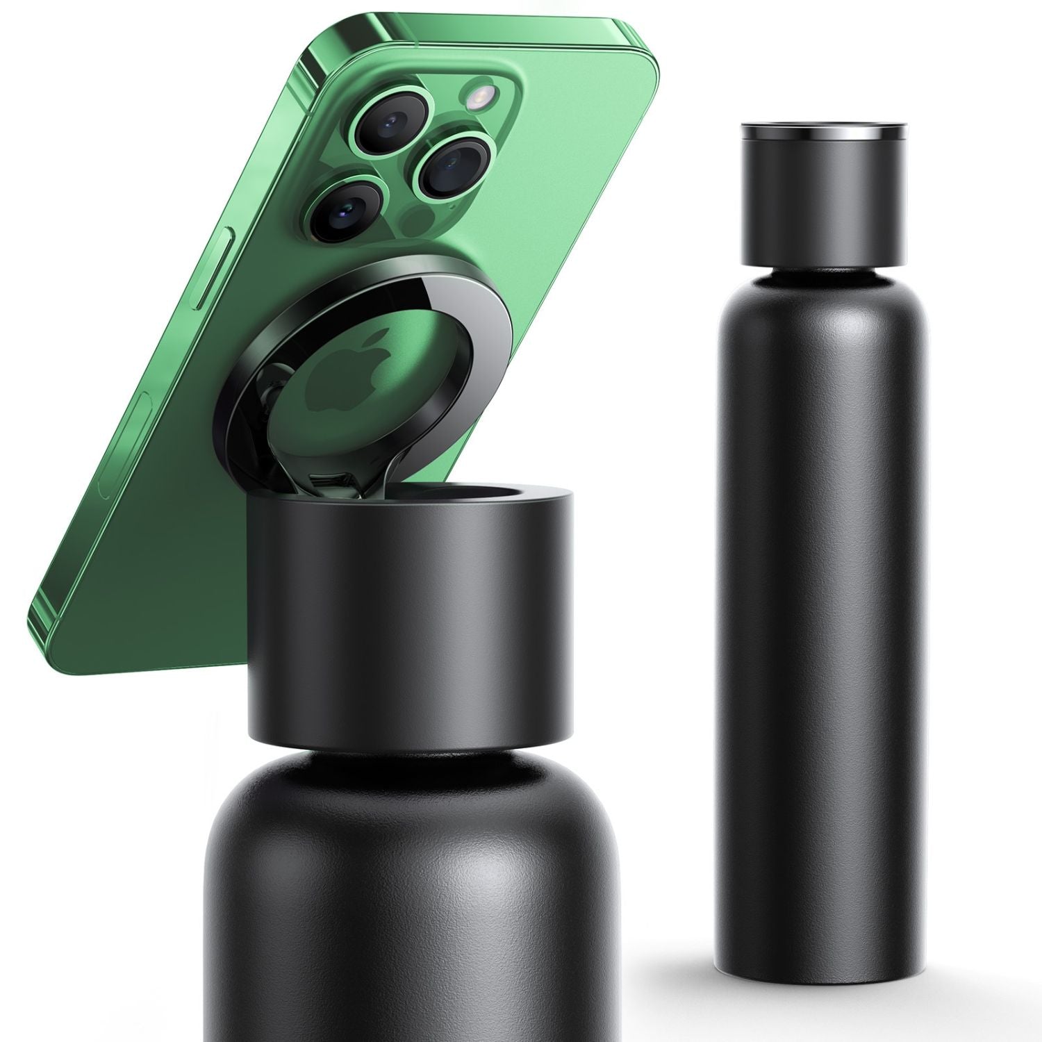 Magnetic Water Bottle & Phone Holder - MoodPeach