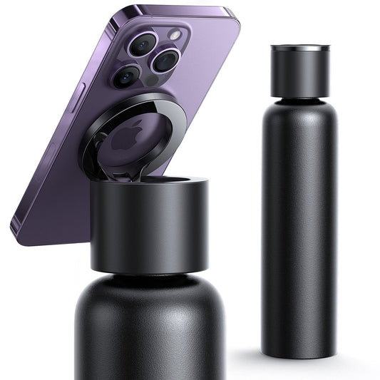 Magnetic Water Bottle & Phone Holder - MoodPeach